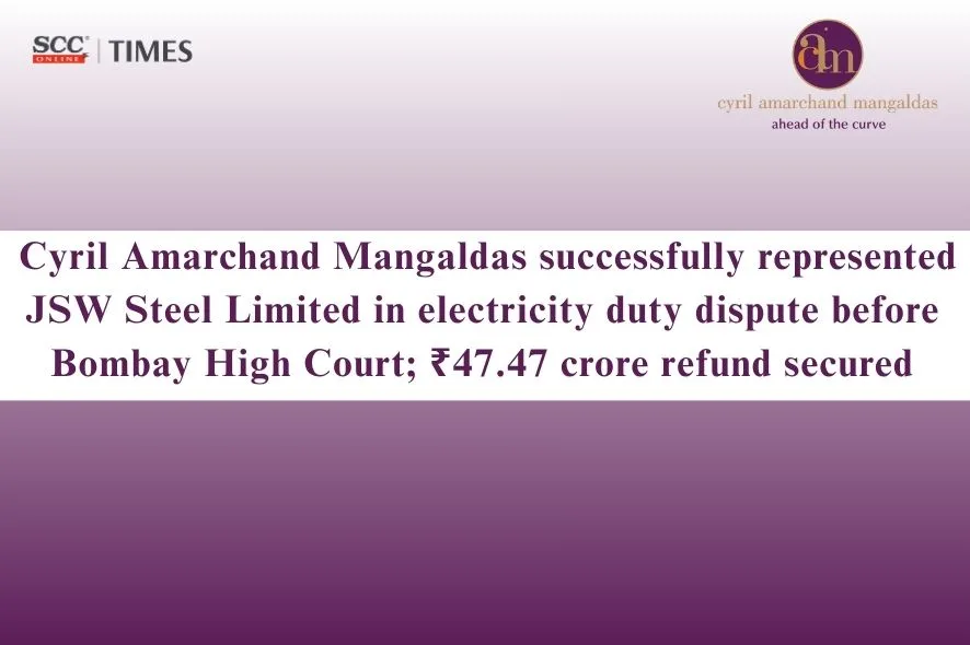 CAM Represents JSW Steel Dispute