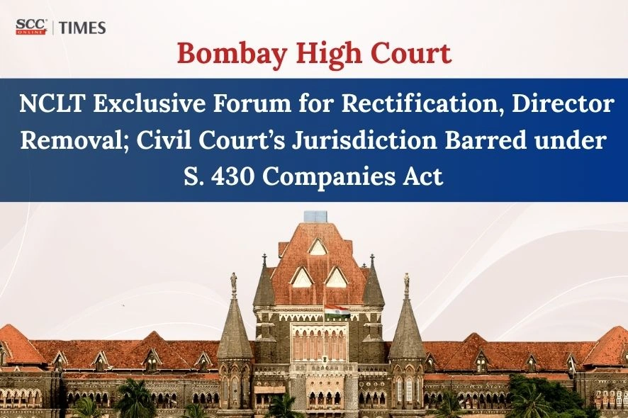 Civil Court jurisdiction barred under section 430