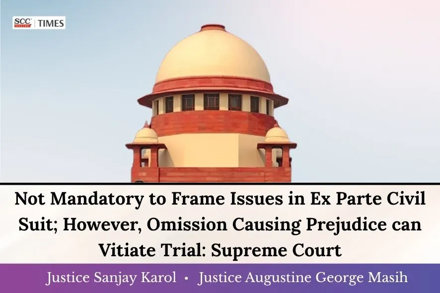 Ex Parte Suits Framing Issues