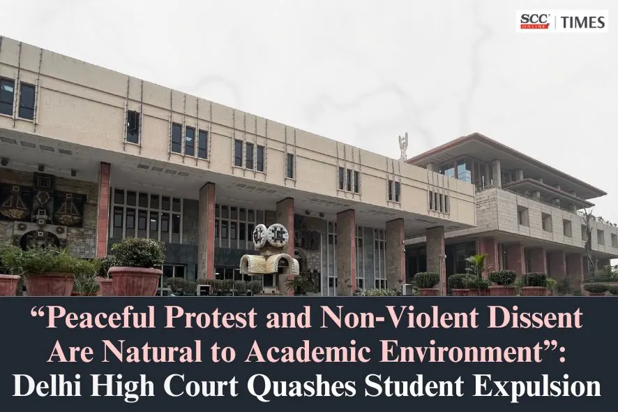 Expulsion of student over peaceful protest