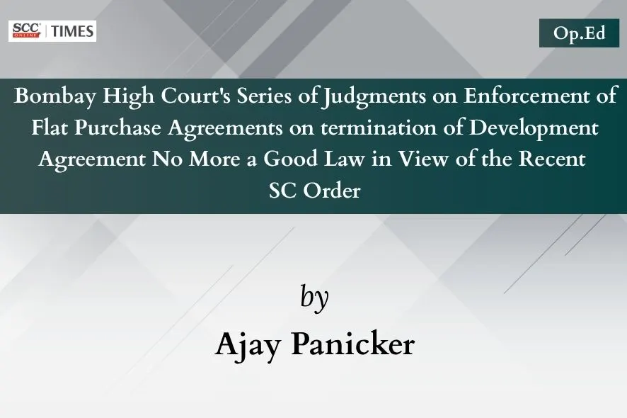 Flat Buyers Rights Redevelopment India