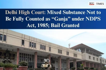 Ganja does not Include Leaves and Stalks