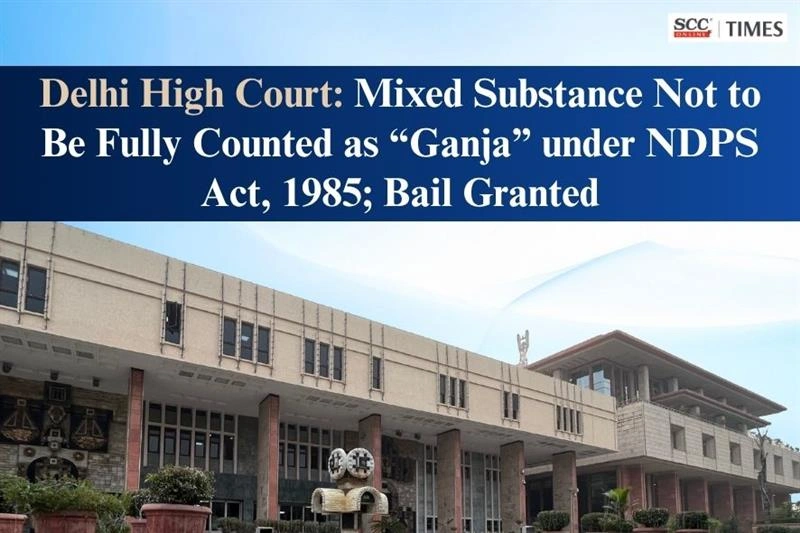 Ganja does not Include Leaves and Stalks