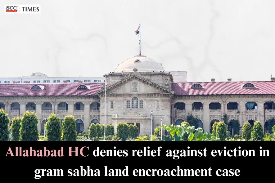 Illegal encroachment of gram sabha land by mosque