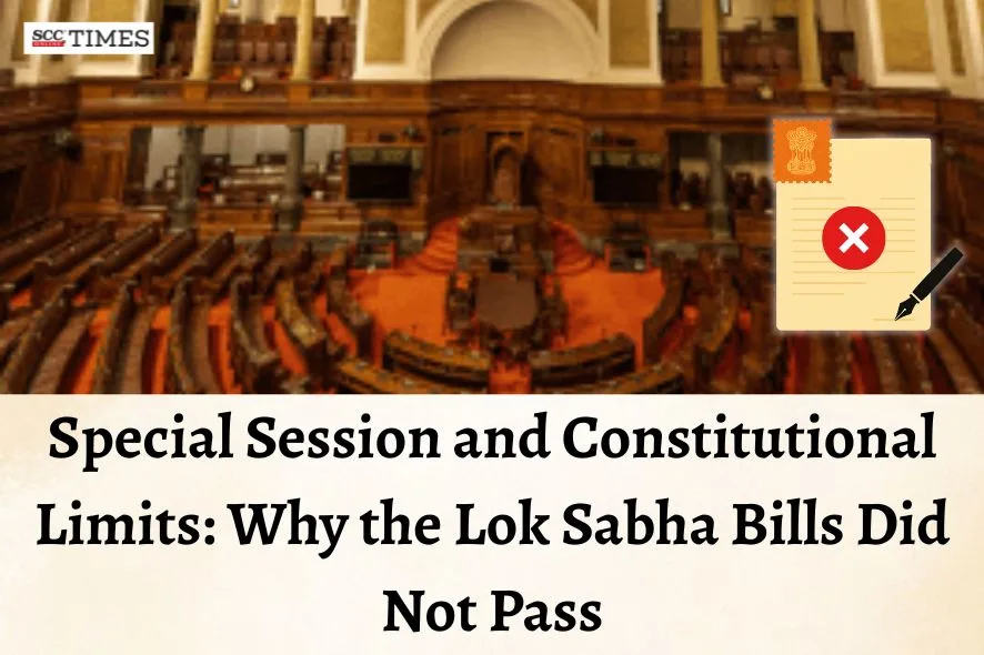 Lok Sabha Bills Rejected
