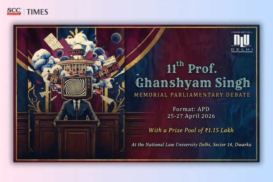 NLU Delhi parliamentary debate 2026 Ghanshyam Memorial