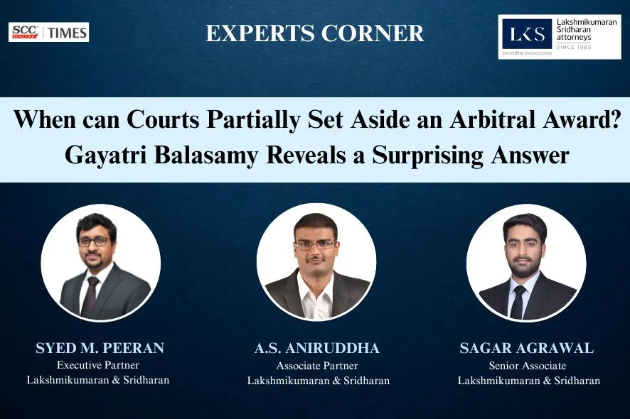 Partial Annulment Arbitral Award India
