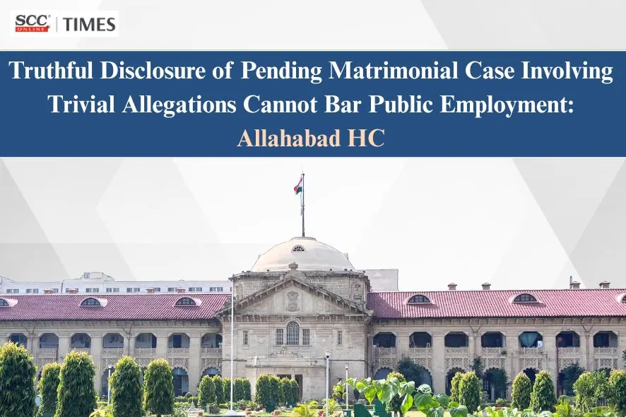 Pending case involving trivial allegations cannot bar public employment