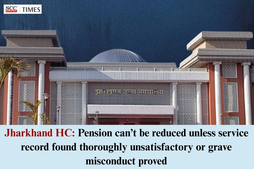 Reduction of pension