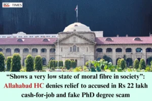 Rs. 22 lakh cash-for-job & fake PhD degree scam