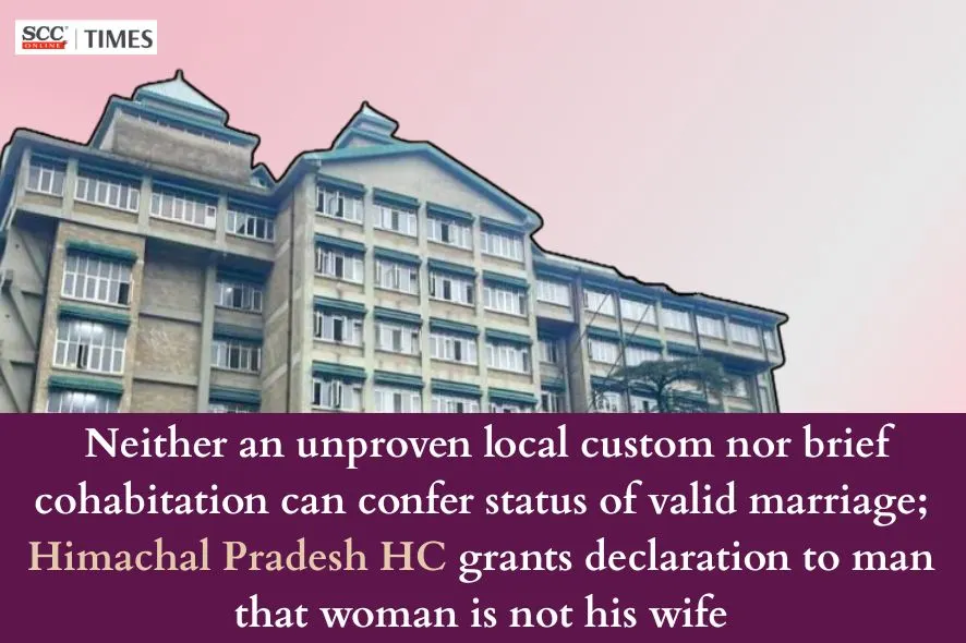 brief cohabitation cannot confer status of valid marriage