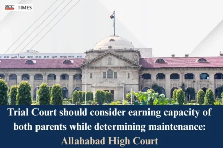 maintenance of minor child